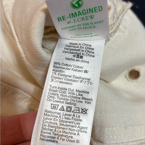 J Crew Nautical Cream Wide-Leg Jeans - Picture 14 of 16